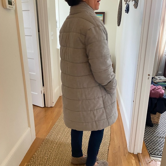 Pietsie || Malamo Cloud Puffer Coat Japanese Flannel Large - Picture 2 of 7